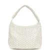 Goyard Goyardine White Boheme Hobo Bag Palladium Hardware -Online Bag Store G FN 240129 10 01