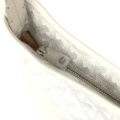Goyard Goyardine White Boheme Hobo Bag Palladium Hardware -Online Bag Store G FN 240129 10 07