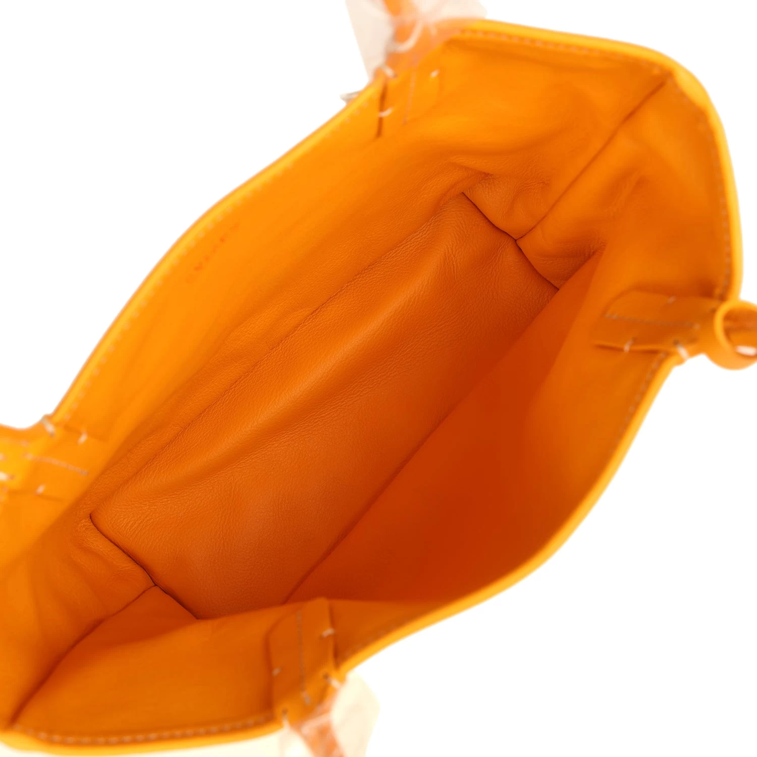 Goyard Goyardine Yellow Anjou Mini Bag Palladium Hardware 10 Goyard Goyardine Yellow Anjou Mini Bag Palladium Hardware - Image 8