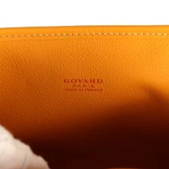 Goyard Goyardine Yellow Anjou Mini Bag Palladium Hardware 19 Goyard Goyardine Yellow Anjou Mini Bag Palladium Hardware -Online Bag Store G FN 240129 5 09