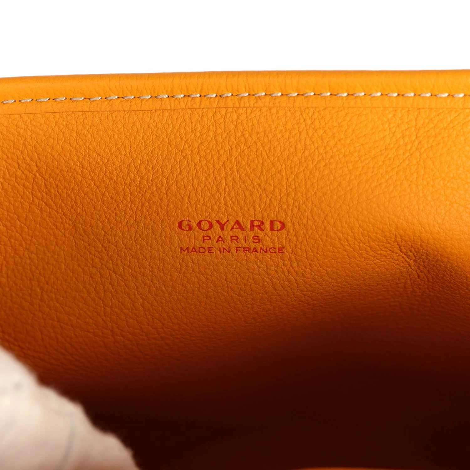 Goyard Goyardine Yellow Anjou Mini Bag Palladium Hardware 11 Goyard Goyardine Yellow Anjou Mini Bag Palladium Hardware - Image 9