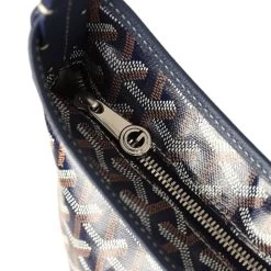 Goyard Goyardine Navy Boheme Hobo Bag Palladium Hardware -Online Bag Store G FN 240129 8 06