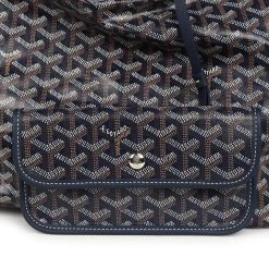 Goyard Goyardine Navy Boheme Hobo Bag Palladium Hardware -Online Bag Store G FN 240129 8 07