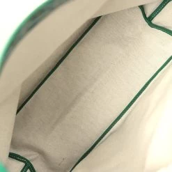 Goyard Goyardine Green Boheme Hobo Bag Palladium Hardware -Online Bag Store G FN 240129 9 08