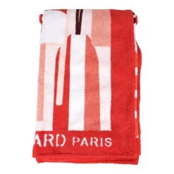 Goyard Limited Edition Eden Rock Belharra Beach Bag Red Goyardine Canvas & Chevroches Calfskin Palladium Hardware & Beach Towel -Online Bag Store G FN 240205 1 10