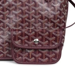 Goyard Goyardine Burgundy Anjou Mini Bag Palladium Hardware -Online Bag Store G FN 240207 2 07