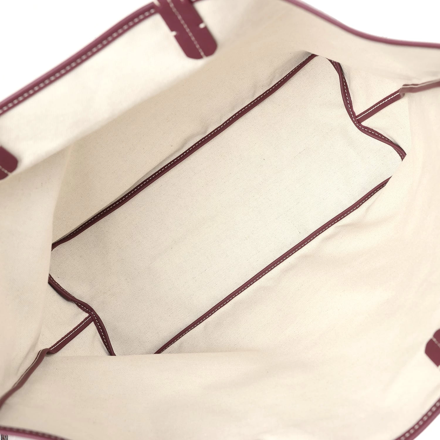 Goyard Goyardine Burgundy St. Louis PM Tote Bag Palladium Hardware 10 Goyard Goyardine Burgundy St. Louis PM Tote Bag Palladium Hardware - Image 8