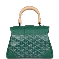 Goyard Saigon Souple Mini Bag Green Goyardine Palladium Hardware -Online Bag Store G FN 240209 1 05