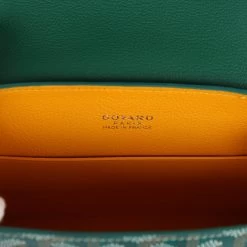 Goyard Saigon Souple Mini Bag Green Goyardine Palladium Hardware -Online Bag Store G FN 240209 1 07