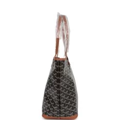 Goyard Goyardine Black And Brown Artois PM Palladium Hardware -Online Bag Store G FN 240216 5 04