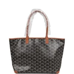 Goyard Goyardine Black And Brown Artois PM Palladium Hardware -Online Bag Store G FN 240216 5 05