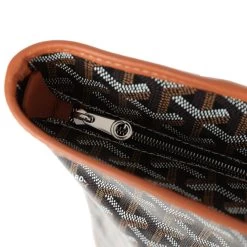 Goyard Goyardine Black And Brown Artois PM Palladium Hardware -Online Bag Store G FN 240216 5 06