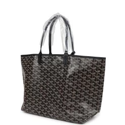 Goyard Goyardine Black St. Louis PM Tote Bag Palladium Hardware -Online Bag Store G FN 240227 2 03