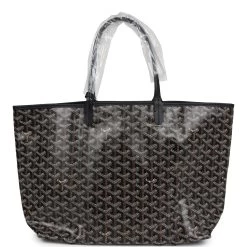 Goyard Goyardine Black St. Louis PM Tote Bag Palladium Hardware -Online Bag Store G FN 240227 2 05