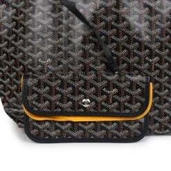 Goyard Goyardine Black St. Louis PM Tote Bag Palladium Hardware -Online Bag Store G FN 240227 2 06