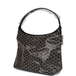 Goyard Goyardine Black Boheme Hobo Bag Palladium Hardware -Online Bag Store G FN 240301 1 03