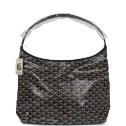 Goyard Goyardine Black Boheme Hobo Bag Palladium Hardware -Online Bag Store G FN 240301 1 05