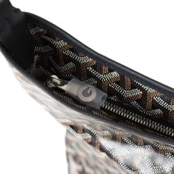 Goyard Goyardine Black Boheme Hobo Bag Palladium Hardware -Online Bag Store G FN 240301 1 07