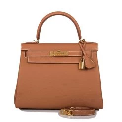 Hermès Hermes Kelly Retourne 28 Gold Togo Gold Hardware