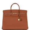 Hermès Hermes Birkin 40 Gold Togo Gold Hardware 2 Hermès Hermes Birkin 40 Gold Togo Gold Hardware -Online Bag Store H B 010423 6 01