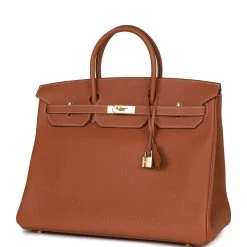 Hermès Hermes Birkin 40 Gold Togo Gold Hardware -Online Bag Store H B 010423 6 05