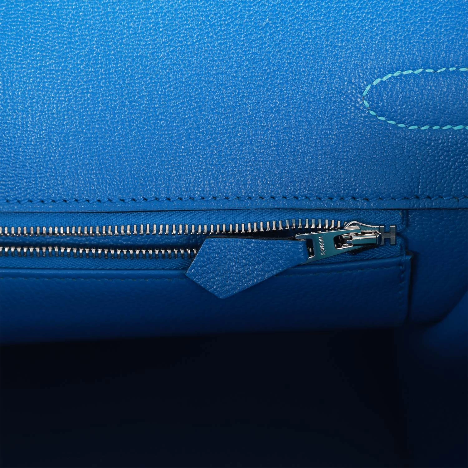 Hermès Hermes Special Order (HSS) Birkin 35 Bleu Du Nord Verso Togo Brushed Palladium Hardware 11 Hermès Hermes Special Order (HSS) Birkin 35 Bleu Du Nord Verso Togo Brushed Palladium Hardware - Image 9