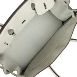 Hermès Hermes Birkin 30 Gris Neve Togo Gold Hardware 18 Hermès Hermes Birkin 30 Gris Neve Togo Gold Hardware -Online Bag Store H B 012523 3 09