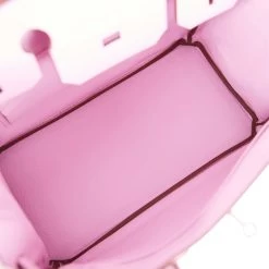 Hermès Hermes Birkin 30 Mauve Sylvestre Epsom Palladium Hardware -Online Bag Store H B 012722 5 7