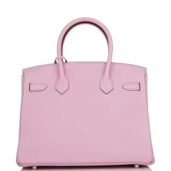 Hermès Hermes Birkin 30 Mauve Sylvestre Clemence Palladium Hardware -Online Bag Store H B 020722 2 04