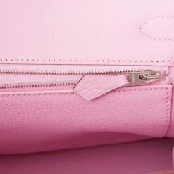 Hermès Hermes Birkin 30 Mauve Sylvestre Clemence Palladium Hardware -Online Bag Store H B 020722 2 10