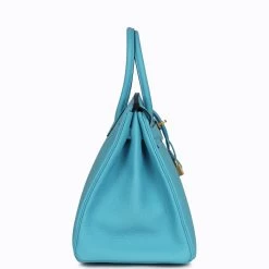 Hermès Hermes Birkin 35 Bleu Du Nord Togo Gold Hardware -Online Bag Store H B 021623 6 04