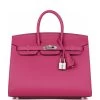 Hermès Hermes Birkin Sellier 25 Rose Pourpre Veau Madame Palladium Hardware -Online Bag Store H B 042522 2 01
