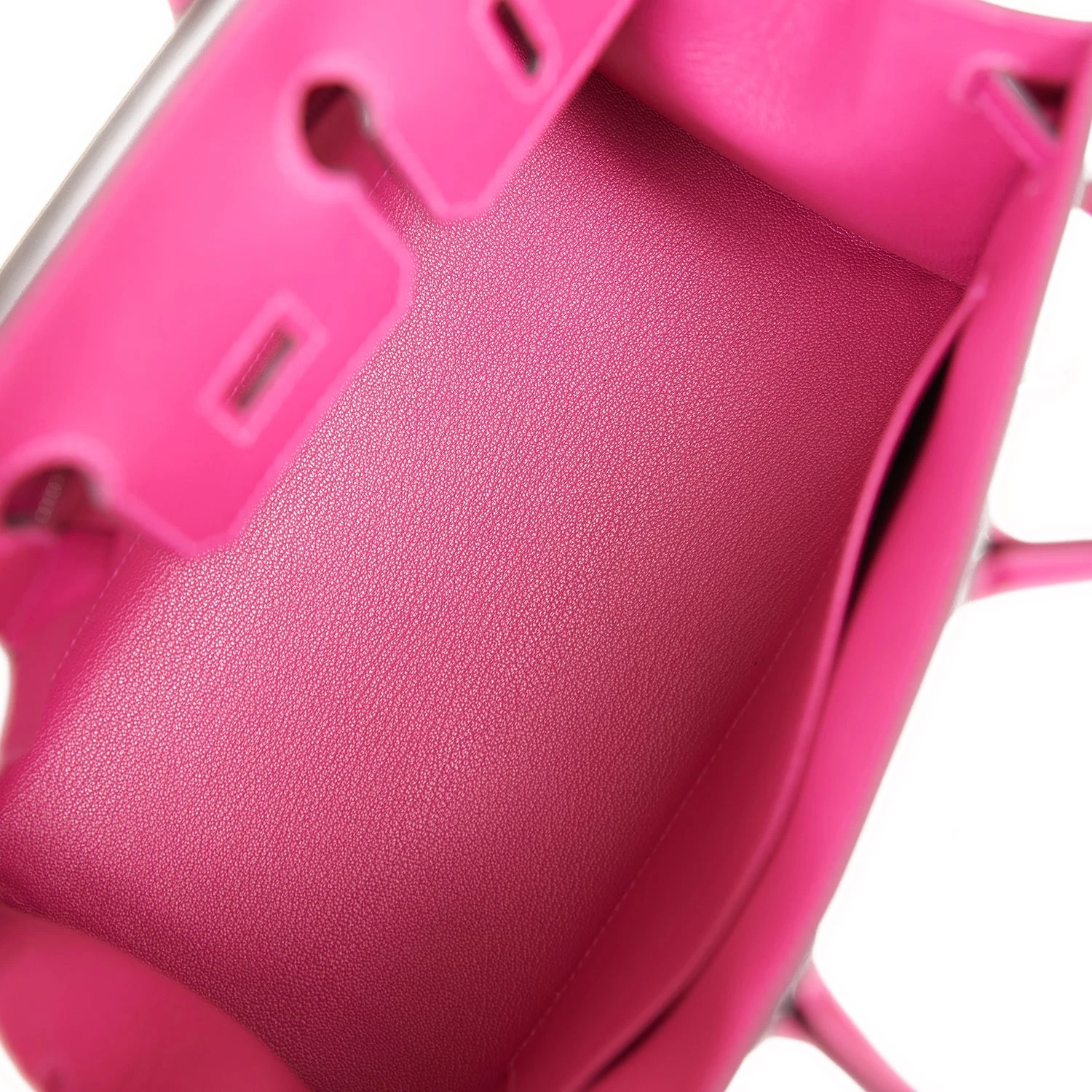 Hermès Hermes Birkin Sellier 25 Rose Pourpre Veau Madame Palladium Hardware 10 Hermès Hermes Birkin Sellier 25 Rose Pourpre Veau Madame Palladium Hardware - Image 8