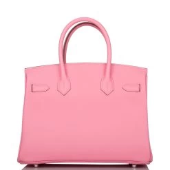 Hermès Hermes Birkin 30 Rose Confetti Epsom Palladium Hardware -Online Bag Store H B 051221 2 4