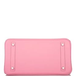 Hermès Hermes Birkin 30 Rose Confetti Epsom Palladium Hardware -Online Bag Store H B 051221 2 6