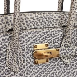 Hermès Vintage Hermes Birkin 30 White Dalmatian Buffalo Gold Hardware -Online Bag Store H B 062722 1 07
