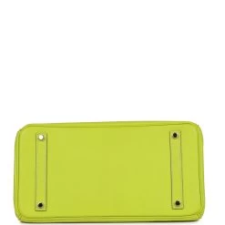Hermès Pre-owned Hermes Birkin 35 Kiwi Candy Epsom Palladium Hardware -Online Bag Store H B 080222 2 06