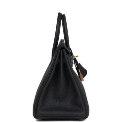 Hermès Hermes Birkin 25 Caban Togo Rose Gold Hardware 13 Hermès Hermes Birkin 25 Caban Togo Rose Gold Hardware -Online Bag Store H B 082622 1 03