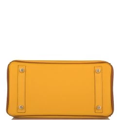 Hermès Hermes Special Order (HSS) Birkin 25 Jaune Ambre And Gold Togo Permabrass Hardware -Online Bag Store H B 082721 1 6