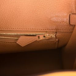 Hermès Hermes Special Order (HSS) Birkin 25 Jaune Ambre And Gold Togo Permabrass Hardware -Online Bag Store H B 082721 1 9