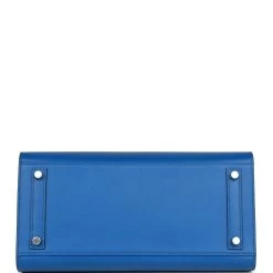 Hermès Hermes Birkin Sellier 30 Bleu France Epsom Palladium Hardware -Online Bag Store H B 100322 3 06