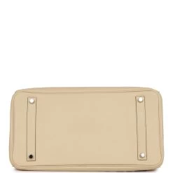 Hermès Vintage Hermes Birkin 35 Parchemin Togo And Leopard Troika Palladium Hardware 16 Hermès Vintage Hermes Birkin 35 Parchemin Togo And Leopard Troika Palladium Hardware -Online Bag Store H B 100622 1 06