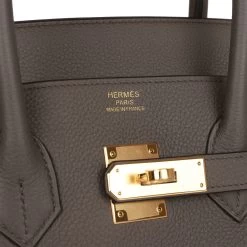Hermès Hermes Birkin 35 Etain Togo Gold Hardware 17 Hermès Hermes Birkin 35 Etain Togo Gold Hardware -Online Bag Store H B 113022 2 08