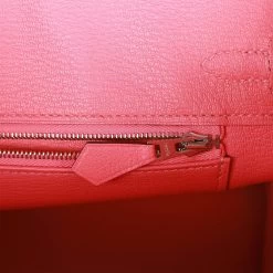 Hermès Hermes Special Order (HSS) Birkin 25 Black And Rose Azalee Chèvre Brushed Palladium Hardware -Online Bag Store H B 120122 2 10