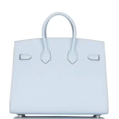 Hermès Hermes Birkin Sellier 25 Bleu Brume Epsom Palladium Hardware -Online Bag Store H B 121521 2 4