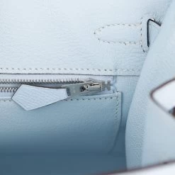 Hermès Hermes Birkin Sellier 25 Bleu Brume Epsom Palladium Hardware -Online Bag Store H B 121521 2 8