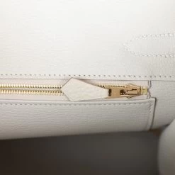 Hermès Hermes Birkin 30 Gris Perle Matte Alligator And Togo Touch Gold Hardware -Online Bag Store H B 230227 2 10