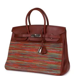 Hermès Pre-owned Hermes Birkin 35 Vibrato Rouge H Boxcalf Palladium Hardware 15 Hermès Pre-owned Hermes Birkin 35 Vibrato Rouge H Boxcalf Palladium Hardware -Online Bag Store H B 230228 3 03