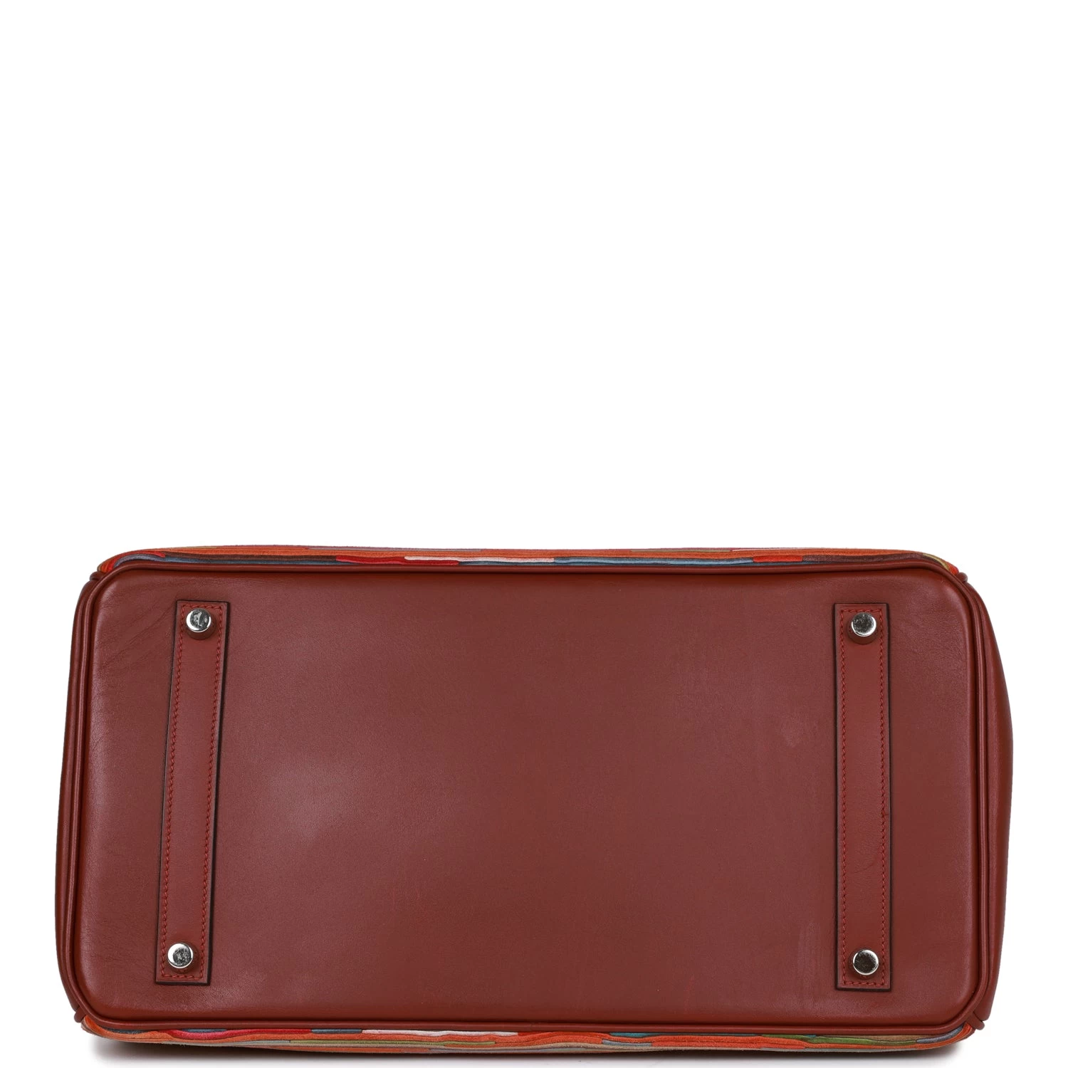 Hermès Pre-owned Hermes Birkin 35 Vibrato Rouge H Boxcalf Palladium Hardware 8 Hermès Pre-owned Hermes Birkin 35 Vibrato Rouge H Boxcalf Palladium Hardware - Image 6