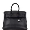 Hermès Vintage Hermes Birkin 35 Bleu Navy Box Palladium Hardware -Online Bag Store H B 230307 1 01
